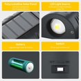 thumbnail image 5 of Outdoor Solar Lights for Outside, 1 Pack Bright Solar Fence Lights with Multi-Color Changing & Warm White Mode, Upgraded Solar Step Lights Outdoor Waterproof for Garden Deck Post Stair Wall, 5 of 8