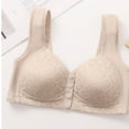thumbnail image 4 of CLOISE Bras for Women Front Closure Plus Size No Underwire Full Coverage Comfortable Bras with Sagging Breasts M-4XL, 4 of 7