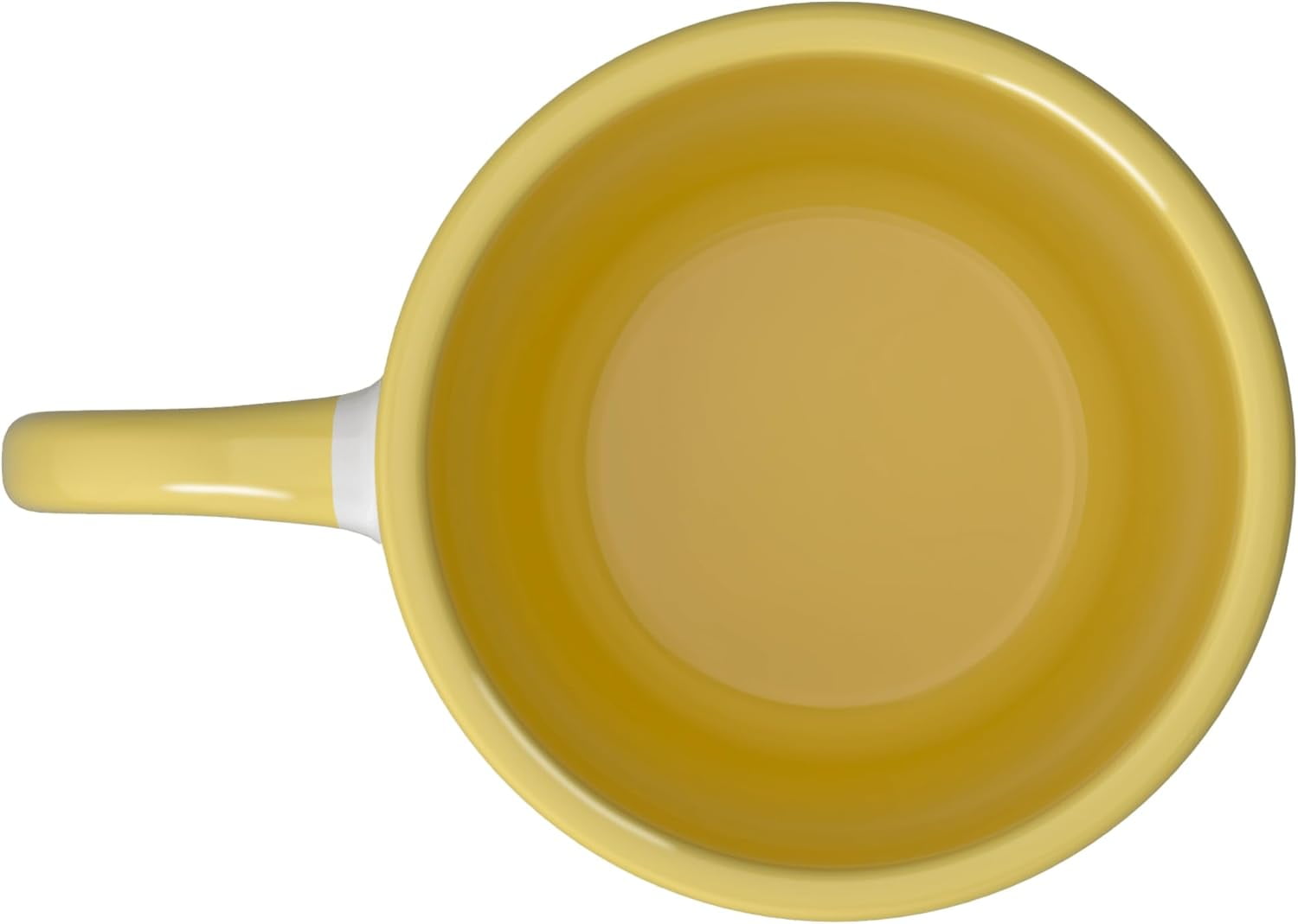 JJEAN-Master Painter Old Man Easels Paint Brushes Ceramic Mug, Yellow/White