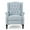 Light Sky, variant on GDF Studio Elizabeth Contemporary Tufted Wingback Pushback Recliner, Navy Blue and Dark Brown, Fabric