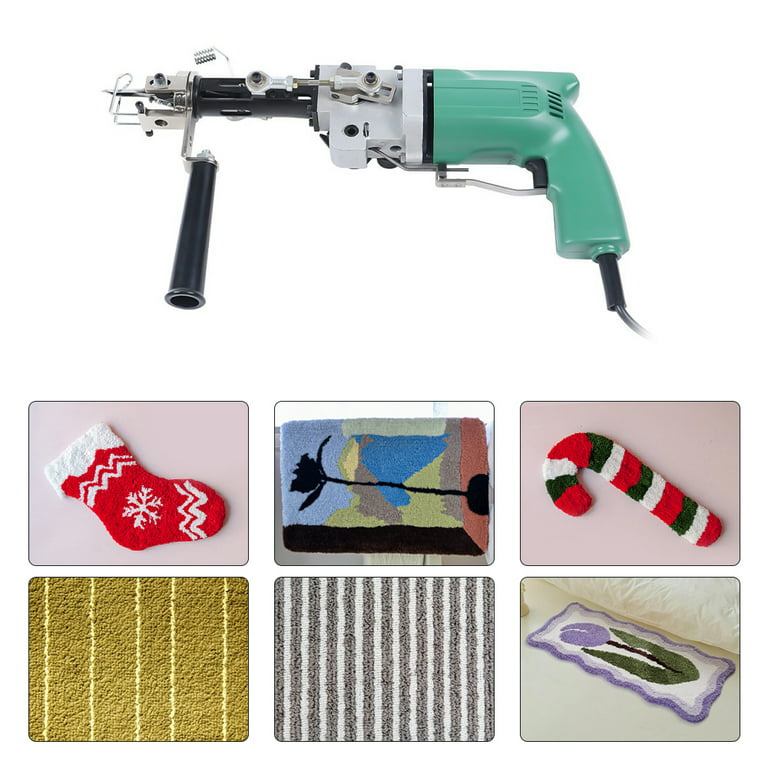 BLBO Tufting Gun Cut Pile & Loop Pile 2-in-1 Embroidery Machine Punch  4-45/sec