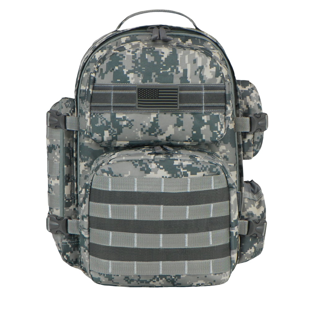 East West U.S.A Tactical Molle Expandable Military ACU Backpack