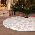 thumbnail image 6 of Sikiie Maple Leaves 30-48 inches {designName} Print Christmas Tree Skirt Snowman Xmas Tree Skirt with Edge Christmas Decorations for Holiday Party30", 6 of 7