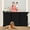 Black, variant on 59 inch Retractable Baby Gates 42 inch Tall, Retractable Gate with Reinforced Strip Design to Prevent Crawling Through, 5 FT Retractable Dog Gate for Stairs, Doorways, Hallways, Indoor/Outdoor