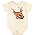 thumbnail image 3 of Inktastic Easter Velociraptor with Bunny Ears Boys or Girls Baby Bodysuit, 3 of 5