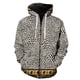thumbnail image 1 of Sudadera con capucha y cremallera con estampado dorado de lujo para hombre, divertida, de manga larga, primavera 2024, gran oferta, estilo Harajuku informal para adolescentes., 1 of 6