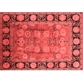 thumbnail image 1 of Ahgly Company Indoor Rectangle Oriental Red Traditional Area Rugs, 8' x 12', 1 of 4