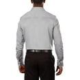 thumbnail image 2 of Van Heusen Men's Dress Shirt Slim Fit Flex Collar Stretch Solid 16" Neck 34"-35" Sleeve Grey Mist, 2 of 6