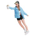 thumbnail image 1 of Wweixi 1/87 Diorama Graffiti Figure Characters Resin People Train Layout girl blue 1Set, 1 of 6