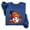 Blue, variant on XIAONU Womens Sweatshirts Halloween Ghost Print Hoodless Sweatshirt Long Sleeve Round Neck Peasure Pullover Hoodless Sweatshirt