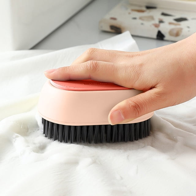 CRCMURE Cleaning Brush Clashing Color Plastic Shoe Brush Cleaning Brush Set Household Multifunctional Laundry Brush Long Handle Shoe Polish Plastic Tool Brush