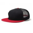 thumbnail image 1 of Unisex Adjustable Snapback Hiphop Flat Brim Hats Visor Baseball Cap, 1 of 5