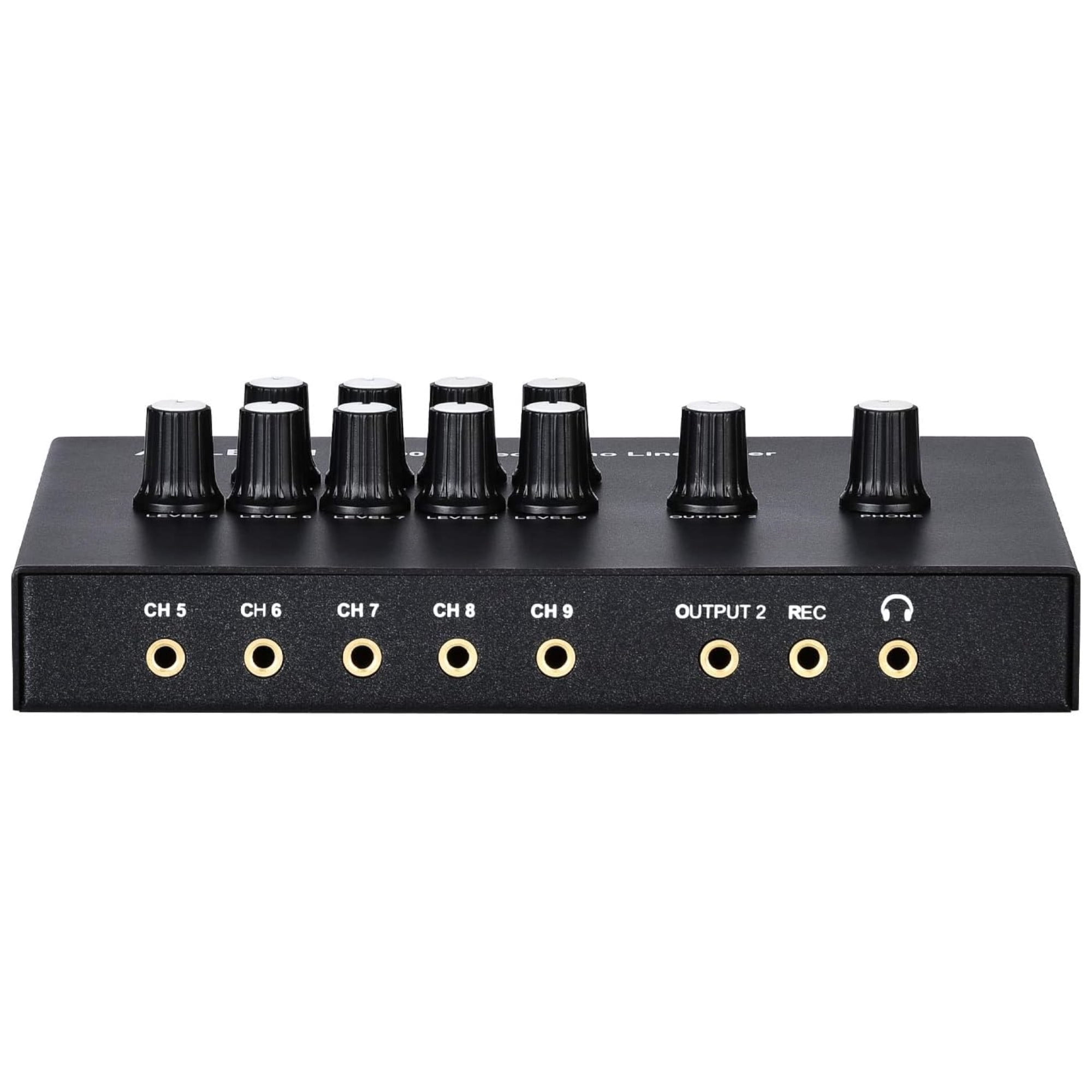 ANLEON MX400 Low-Noise 4-Channel Mono Line Mixer for guitars bass keyboards mix and 5-Channel Stereo Mixer