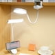 thumbnail image 1 of Fiudx Lámpara de Escritorio Recargable, Luz de Clip Ajustable, 3 Niveles de Brillo, Diseño de Cuello de Cisne Flexible, Led con Protección Ocular, para Cama, Dormitorio, Estudio, Viajes, Tamaño 15 X, 1 of 7