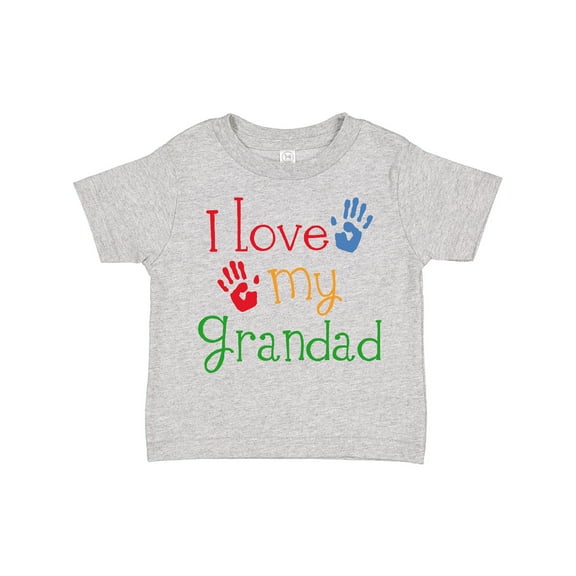 Inktastic Grandad Grandkids Handprints Boys or Girls Toddler T-Shirt