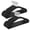Ink Black, variant on Clothes Hangers k, Heavy-Duty Plastic Hangers, Coat Hangers with Wide Shoulder Notches, Pant Bar, Swivel Hook, Space-SaviInches, for Closet, Ink Black UCRP060B01