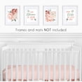 thumbnail image 2 of Sweet Jojo Designs Peony Floral Garden Pink and Ivory Unframed Wall Art Print 4 Piece Set, 2 of 6