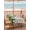 Gold Green Beige, variant on Outdoor Tablecloth with Umbrella Hole and Zipper, Merry Christmas Tree Rectangle Table Cloth 60x84 Inch Waterproof Tablecloth, Xmas Green Forest Tree Snowflake Picnic Table Cover for Patio Camping