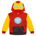 thumbnail image 2 of Marvel Iron Man and His Awesome Friends Toddler Boy or Girl Cosplay Fleece Hoodie and Pants Set Red Yellow, 2 of 6