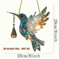 thumbnail image 5 of Vggrvlo Stained Glass Window Hanging Hummingbird Decor Suncatcher for Women, Mom, Grandma Gift for Women Light Catcher Sun Room Decor Village Style, 5 of 6
