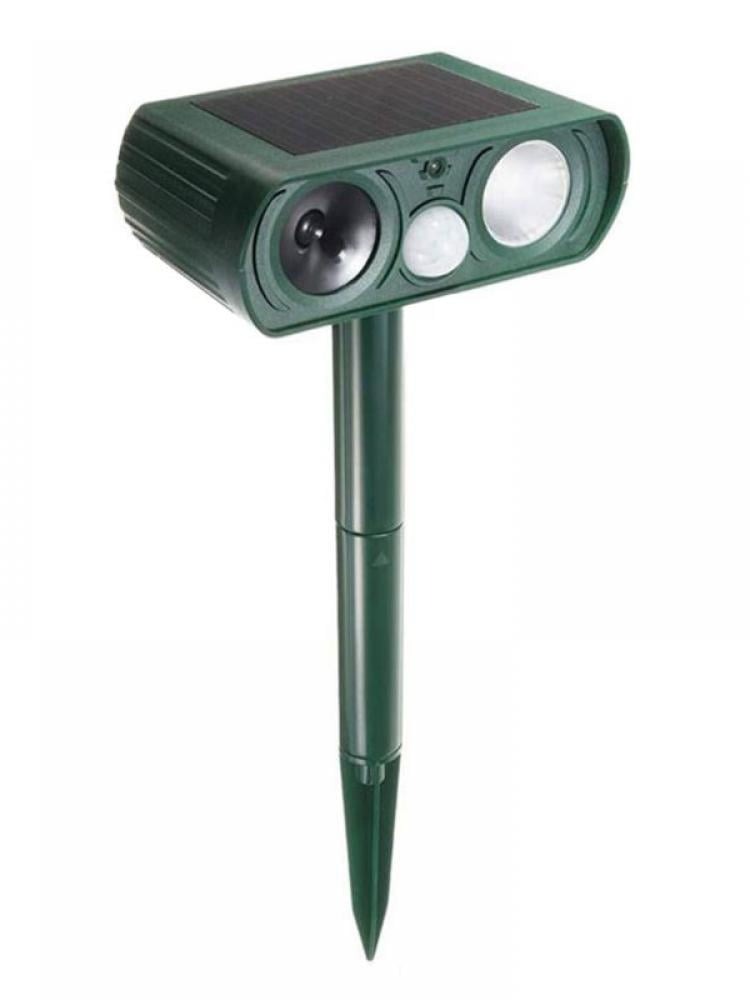 AJZIOJIRO Waterproof Solar Ultrasonic Pest Repeller Deer Repellent