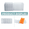 thumbnail image 5 of Wax Melt Containers-8 Cavity Clear Empty Plastic Wax Melt Molds-25 Packs Cubes Clamshells for Tarts Wax Melts, 5 of 6