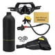 thumbnail image 3 of Juego de buceo con tanque de oxígeno boquilla de silicona Tanque de buceo a prueba de polvo con respiradero/válvula de alivio/buceo/correa/gafas de buceo para buceo para buceo ANGGREK Otros, 3 of 8