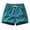 Lake Blue, variant on Men's Running Athletic Shorts Quick Dry Nylon Basketball Shorts Drawstring Waist with 2 Zipper Pockets