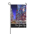 thumbnail image 1 of ABPHQTO Times Square en Nueva York de noche Yard Garden Bandera 30x45 cm, 1 of 1