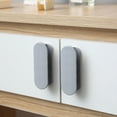 thumbnail image 4 of 2 Pcs Poignée d'Armoire Confortable Pratique ABS Design Minimaliste Poignée de Porte pour Chambre, 4 of 8