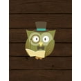 thumbnail image 2 of Robinson, Tamara 20x24 Gold Ornate Wood Framed with Double Matting Museum Art Print Titled - Hipster Owl, 2 of 4