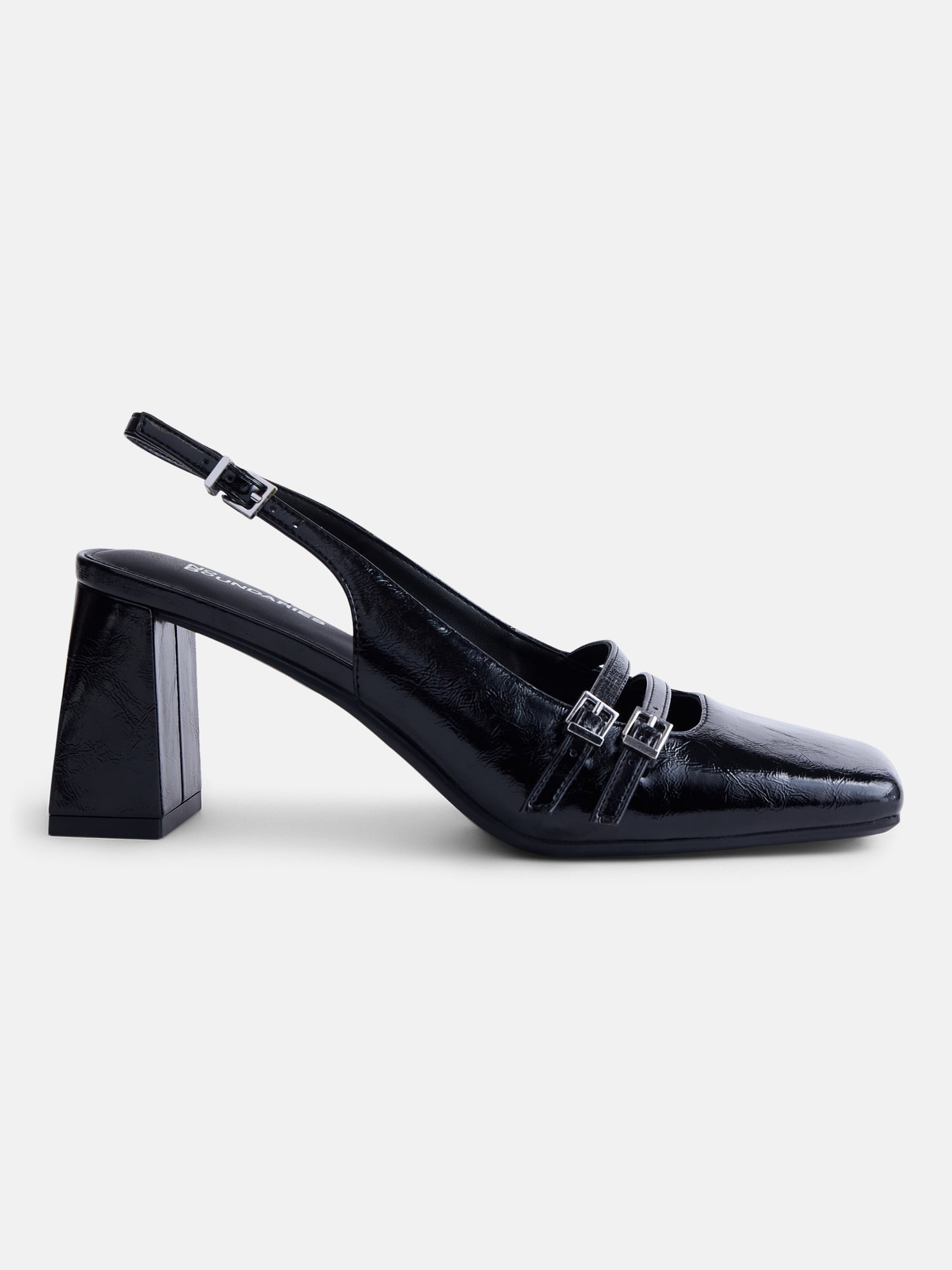 No Boundaries Women's Mary Jane Slingback Heels