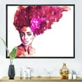 thumbnail image 2 of Designart 'Portrait of Afro American Woman VI' Modern Framed Canvas Wall Art Print, 2 of 5