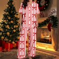 thumbnail image 2 of Christmas Pjs Women Holiday Cute Print Button down Sleepwear Loungewear Women Winter Pajamas Women Loungewear Set, 2 of 6