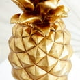 thumbnail image 4 of DecMode Gold Traditional Polystone Pineapple Fruit Sculpture, 6"W x 14"H, 4 of 12