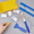 thumbnail image 3 of 28pcs Small Paint Roller Set 2 inch Mini Paint Roller Brush Kit with Foam Microfiber Covers and Scraper Heavy-Duty Paint Tray House Painting Roller Supplies for Walls Cabinet Touch-ups DIY, 3 of 6