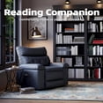 thumbnail image 6 of EastVita Rotating Electric Massage Chair Rocking Chair With Vibration And Heating Function Artificial Leather Single Lazy Sofa With Usb Port Grey, 6 of 8