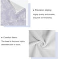 thumbnail image 4 of SKYSONIC Blur Violet Flower Texture Bath Towels Soft Absorbent Bath Towels Bath Towel Set of 3 for Home Hotel Bathroom Decor, 4 of 7