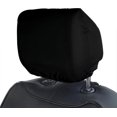 thumbnail image 1 of Dustproof Washable Headrest Covers for Car Removable Universal Car Seat Accessories Black 4 Pack, 1 of 4