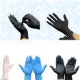 thumbnail image 2 of Nitrile Gloves 100pcs Food Grade Waterproof Allergy Free Disposable Glove, 2 of 4