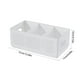 thumbnail image 3 of Cesta de almacenamiento de escritorio Organizador de plástico | Contenedor de almacenamiento plegable de gran capacidad para oficina, refrigerio, juguete, cocina | Apilable, Transpirable, Asas |, 3 of 6