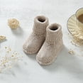 thumbnail image 4 of Baby Shoes + Gloves Set Knit Newborn Girls Boys Boots Mitten Fashion Solid Toddler Infant Slip-On Bed Shoes Hand Made, 4 of 6