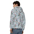thumbnail image 4 of Kdxio Winter Gnome And Snowman Print Men Hoodies Casual Hoodies for Men with Zip Pockets Full Zip Long Sleeve Sweatshirt Sports Hooded Jacket-3X-Large, 4 of 5