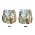 thumbnail image 6 of Goofa Watercolor African Animals Wildlife Printed Women 2 in 1 Running Shorts,Quick Dry Athletic Workout Shorts,High Waisted Athletic Shorts with Liner Pockets-, 6 of 9