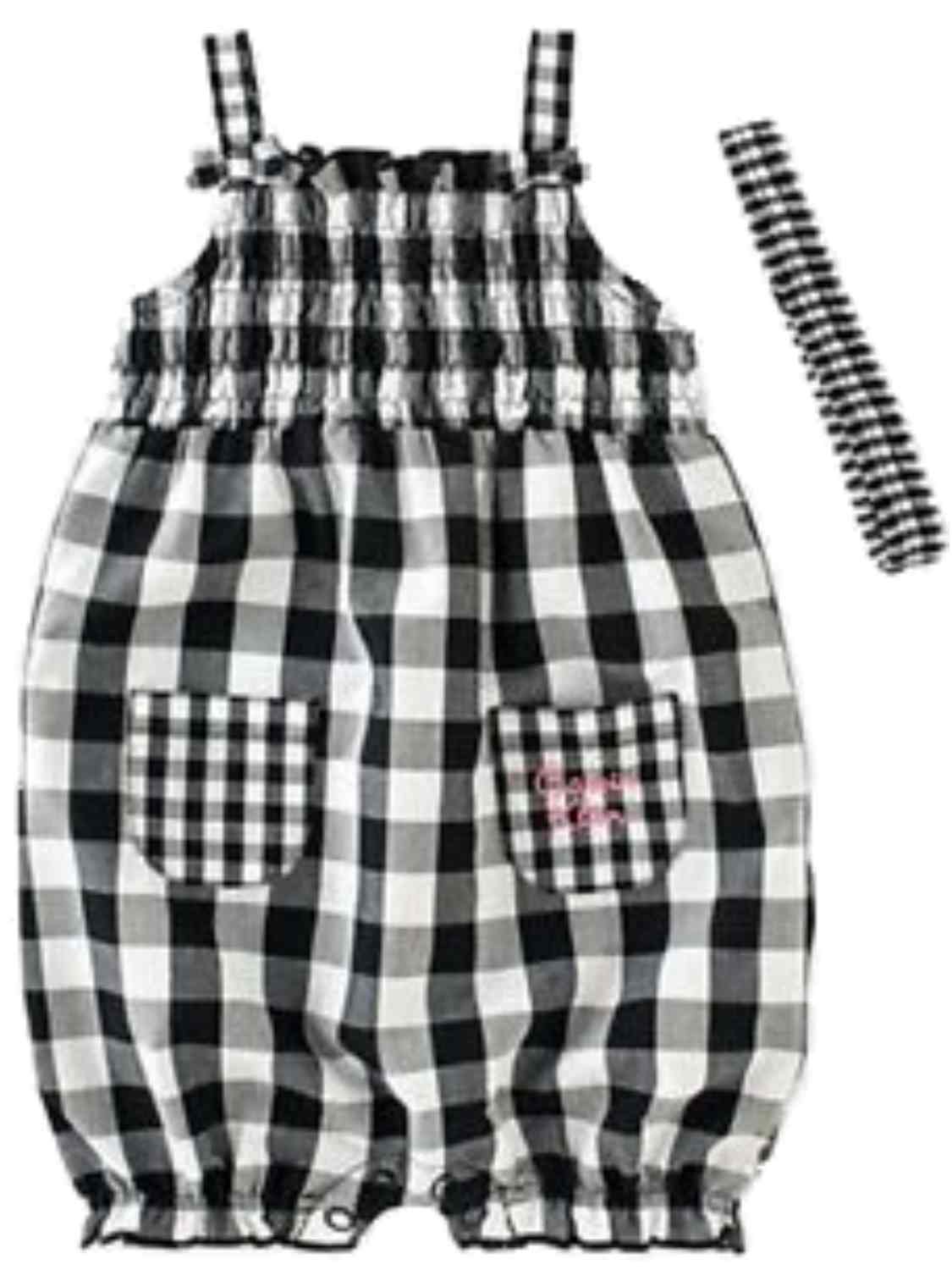 calvin klein black and white checkered dress