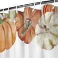 thumbnail image 4 of Rideaux de Douche Récolte d'Automne Citrouille, Rideau Lavable avec Crochets en Polyester pour Salle de Bain Baignoire Vacances d'Automne, 4 of 5