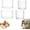 Set*2, variant on Crystal Clear Freezer Storage Bins 4 Pack Plastic Durable Stackable Accessories with Handles Kitchen Organization for Refrigerator and Pantry Frozen Food, Meat & Veggies (Green*4 L)