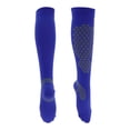 thumbnail image 1 of Calcetines de ciclismo Unique Bargains Antideslizantes Absorbentes de Sudor Antifricción para Exterior Color Gris Azul Talla L-XL Neutro Unisex 1 Par Patrón de Cuadros en Panal, 1 of 7