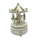 thumbnail image 2 of Caja musical de madera con mecanismo de cuerda, bonita caja musical de mesa, manualidades navideñas, decoración giratoria para niños, decoración del Blanco, 2 of 9