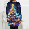 thumbnail image 6 of Plus Size Sweaters Tunic Tops for Women Loose Fit Crewneck Fleece Long Sleeve Sweatshirt Pullover with 2 Pockets (XL, Multicolor 01), 6 of 6